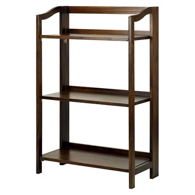 Stratford 36" 3 Shelf Folding Bookcase 5 Stratford 36" 3 Shelf Folding Bookcase - Image 3