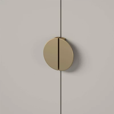 Kelly Accent Cabinet White/Taupe - Paris Hilton X The Novogratz 10 Kelly Accent Cabinet White/Taupe - Paris Hilton X The Novogratz - Image 8