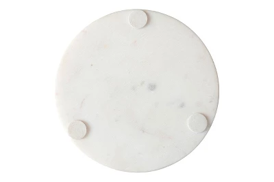 Inmod Linden Marble Side Table Gold/White 7 Inmod Linden Marble Side Table Gold/White - Image 5