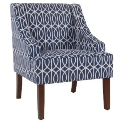 Classic Swoop Accent Armchair - HomePop 38 Classic Swoop Accent Armchair - HomePop -Baxton Studio Store GUEST 0352504c 1f2c 4c3a b9eb 7e4cfa7cbb57