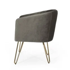 Grelton Modern Glam Velvet Club Chair With Hairpin Legs - Christopher Knight Home 14 Grelton Modern Glam Velvet Club Chair With Hairpin Legs - Christopher Knight Home -Baxton Studio Store GUEST 04eb74d3 7ca4 4210 986d b2b057a1dd09