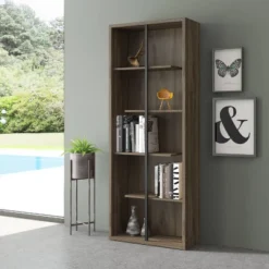 Standard 5 Tier Wooden Bookcase - Techni Mobili -Baxton Studio Store GUEST 05acb2bf b46a 40ea 8b50 a63215991de1
