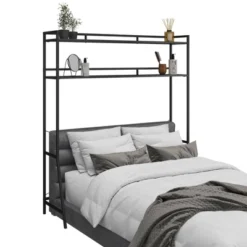 64.88" Beverly Over The Bed Storage For Full And Full XL Beds - Novogratz -Baxton Studio Store GUEST 072f72ec b528 456c b35a 27d1902e6f4f