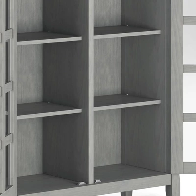 Medium Normandy Storage Cabinet Fog Gray - WyndenHall 8 Medium Normandy Storage Cabinet Fog Gray - WyndenHall - Image 6