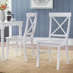 Set Of 2 Albury Cross Back Dining Chairs - Buylateral 19 Set Of 2 Albury Cross Back Dining Chairs - Buylateral -Baxton Studio Store GUEST 0b23b856 3c3a 45d5 94ca dc8ad3403d4f