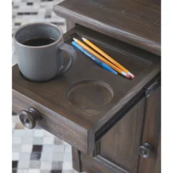 Wyndahl Chairside End Table Rustic Brown - Signature Design By Ashley 11 Wyndahl Chairside End Table Rustic Brown - Signature Design By Ashley -Baxton Studio Store GUEST 0b7c106f 4220 46de 8b9e 5b32670517e0