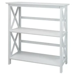 33.5" Montego 3 Tier Bookcase - Flora Home