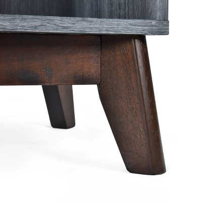 Rattler Mid-Century Modern 2 Drawer Cabinet - Christopher Knight Home 7 Rattler Mid-Century Modern 2 Drawer Cabinet - Christopher Knight Home - Image 5