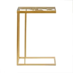 Contemporary Metal And Glass Accent Table Gold - Olivia & May 11 Contemporary Metal And Glass Accent Table Gold - Olivia & May -Baxton Studio Store GUEST 0e5713ab 17c0 4c9f a7a5 2c5f9546f156