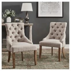 Lawler Button Tufted Dining Chair 2 In Set - Inspire Q® 13 Lawler Button Tufted Dining Chair 2 In Set - Inspire Q® -Baxton Studio Store GUEST 10696473 34c3 4b96 a1af d44a6492ad95