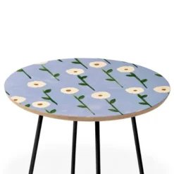 Reves Et Histoires Cute Little Flowers Side Table - Deny Designs