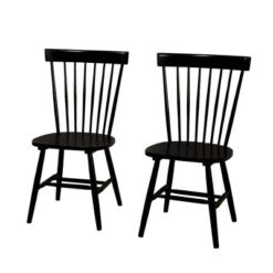 Set Of 2 Venice High Back Contemporary Windsor Dining Chairs - Buylateral 7 Set Of 2 Venice High Back Contemporary Windsor Dining Chairs - Buylateral -Baxton Studio Store GUEST 110e739b cfec 483f 9ba3 f473cf6f7838