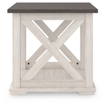 Dorrinson End Side Table White/Black/Gray - Signature Design By Ashley 5 Dorrinson End Side Table White/Black/Gray - Signature Design By Ashley - Image 3