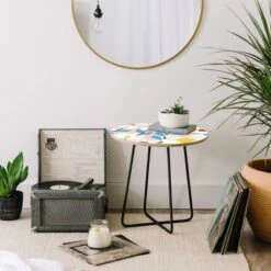 Maritza Lisa White Springs Florals Side Table - Deny Designs 7 Maritza Lisa White Springs Florals Side Table - Deny Designs -Baxton Studio Store GUEST 11a223e6 6f8b 41c1 b66c 5f9f201da6a5