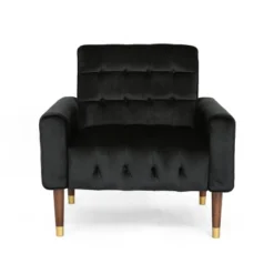 Bourchier Modern Glam Velvet Armchair - Christopher Knight Home -Baxton Studio Store GUEST 157c0891 d322 4be6 80fe 1d1b2f7bbb55
