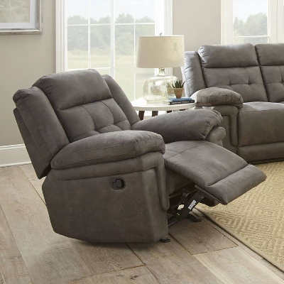 Anastasia Glider Power Recliner Chair Gray - Steve Silver 4 Anastasia Glider Power Recliner Chair Gray - Steve Silver - Image 2