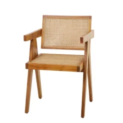 30" X 20" Modern Teak Wood Accent Chair - Olivia & May -Baxton Studio Store GUEST 1865bbdc d6e2 4568 ba76 c9f24ed2abfd