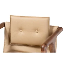 2pc Marcena Imitation Leather Upholstered And Wood Dining Chair Set - Baxton Studio -Baxton Studio Store GUEST 1897798b 31af 450b 8f38 ba0f173e6651