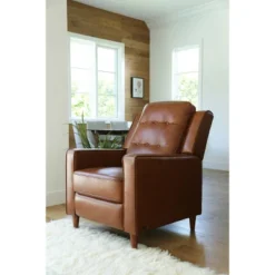 Holt Mid-Century Pushback Recliner Camel - Abbyson Living -Baxton Studio Store GUEST 19aef0e9 e5f3 4d09 a176 0d6d5e62d171