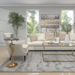 Coastal Seahorse Accent Table Gold - Olivia & May -Baxton Studio Store GUEST 19b4bd13 0bbb 4857 b657 41f46b4b9015