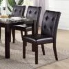 Simple Relax Set Of 2 Leroux Upholstered Dining Chairs With Button Tufted In Dark Brown 1 Simple Relax Set Of 2 Leroux Upholstered Dining Chairs With Button Tufted In Dark Brown -Baxton Studio Store GUEST 1c1c4b94 c2fb 48c7 a9c0 85ae4aa48e43
