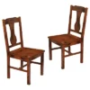 Set Of 2 Traditional Distressed Wood Dining Chairs Dark Oak - Saracina Home -Baxton Studio Store GUEST 1e877e70 d0be 4ae5 89a5 b09fa4936747