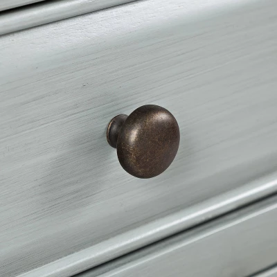 32" Craftsmen Series Spacious Wooden Accent Cabinet Light Gray - Benzara 6 32" Craftsmen Series Spacious Wooden Accent Cabinet Light Gray - Benzara - Image 5