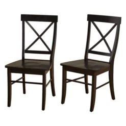 Set Of 2 Albury Cross Back Dining Chairs - Buylateral 14 Set Of 2 Albury Cross Back Dining Chairs - Buylateral -Baxton Studio Store GUEST 1f5bea8d 020b 474a 8cff d4e8c96dcffc