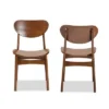 2pc Katya Wood Dining Chair Set Brown - Baxton Studio -Baxton Studio Store GUEST 1fcb4f05 6b12 4a70 9662 2320084ffbd3