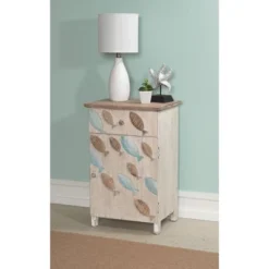 Salina Side Table White - Powell Company -Baxton Studio Store GUEST 20d07693 c2e3 4047 8177 71198e092bd7