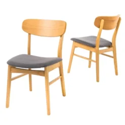 Set Of 2 Lucious Dining Chair - Christopher Knight Home -Baxton Studio Store GUEST 26ea4a6d 216a 4cb2 a718 7844b9949ca6