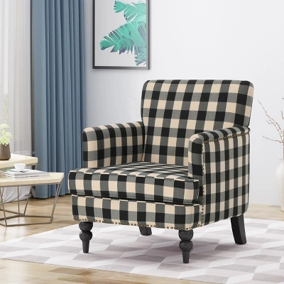 Harrison Tufted Club Chair - Christopher Knight Home 3 Harrison Tufted Club Chair - Christopher Knight Home