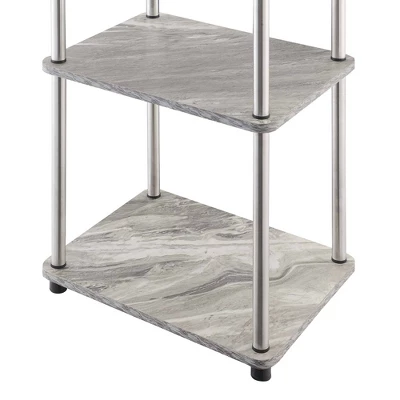 No Tools 3 Tier End Table - Breighton Home 5 No Tools 3 Tier End Table - Breighton Home - Image 3