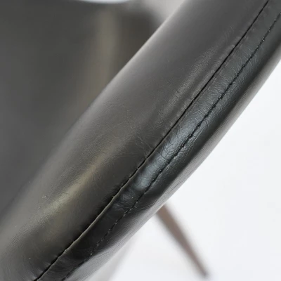 Set Of 4 Bingo Faux Leather Dining Chair Walnut Leg-Maison Boucle 8 Set Of 4 Bingo Faux Leather Dining Chair Walnut Leg-Maison Boucle - Image 6