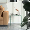 Costway Tempered Glass End Table Transparent Sofa Side Accent Table Living Room -Baxton Studio Store GUEST 2814f81c 6fed 418c 8532 ffda20f117c3