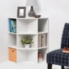 Corner Cube Bookshelf White - Room Essentials™ 2 Corner Cube Bookshelf White - Room Essentials™ -Baxton Studio Store GUEST 28db7f82 867a 4910 b372 bfe3f94a0b7b