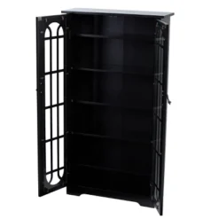 Monsaro Media Cabinet Black - Aiden Lane 18 Monsaro Media Cabinet Black - Aiden Lane -Baxton Studio Store GUEST 29a2a41a d943 43a1 9455 336c2b7d53a9
