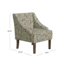 Classic Swoop Arm Chair Jacobean Print Brown - HomePop 15 Classic Swoop Arm Chair Jacobean Print Brown - HomePop -Baxton Studio Store GUEST 2cf4cd99 af6b 4f66 bbe5 890dd454e964