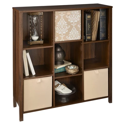 ClosetMaid Wooden Adjustable 9 Cube Organizer Bedroom Storage Cubicle Shelf Bookcase For Home Organization, Dark Chestnut 4 ClosetMaid Wooden Adjustable 9 Cube Organizer Bedroom Storage Cubicle Shelf Bookcase For Home Organization, Dark Chestnut - Image 2