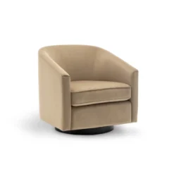 ELuxury Swivel Barrel Chair -Baxton Studio Store GUEST 314bdecf 8938 4deb 92da 99ac6e113913