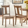 Set Of 2 Athens Dining Chairs Walnut - Lifestorey -Baxton Studio Store GUEST 31657be6 1485 49b7 80cb 2c4484e75e2e