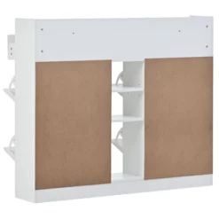 Modern Multifunctional Shoe Cabinet With 4 Turnover Drawers - ModernLuxe -Baxton Studio Store GUEST 32326a1f 94a4 46fa 84ad 96774ec90a15