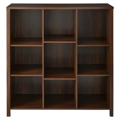ClosetMaid Wooden Adjustable 9 Cube Organizer Bedroom Storage Cubicle Shelf Bookcase For Home Organization, Dark Chestnut 3 ClosetMaid Wooden Adjustable 9 Cube Organizer Bedroom Storage Cubicle Shelf Bookcase For Home Organization, Dark Chestnut