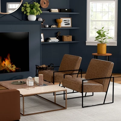 ELuxury Metal Arm Accent Chair 9 ELuxury Metal Arm Accent Chair - Image 7