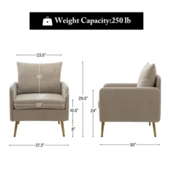 Set Of 2 Giovann Wooden Upholstered Accent Chair Comfy Armchair | Karat Home 24 Set Of 2 Giovann Wooden Upholstered Accent Chair Comfy Armchair | Karat Home -Baxton Studio Store GUEST 35138115 620c 4ecf acf9 39bc4f4b9291