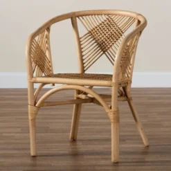 Kagama Rattan Dining Chair Brown - Bali & Pari 16 Kagama Rattan Dining Chair Brown - Bali & Pari -Baxton Studio Store GUEST 3552962d b027 4533 82aa 6ba183261e84