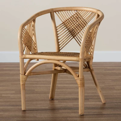 Kagama Rattan Dining Chair Brown - Bali & Pari 9 Kagama Rattan Dining Chair Brown - Bali & Pari - Image 7