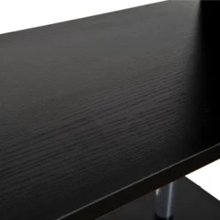 HomCom Modern S-Shaped 5 Tier Room Dividing Bookcase Wooden Storage Display Stand Shelf - Black 11 HomCom Modern S-Shaped 5 Tier Room Dividing Bookcase Wooden Storage Display Stand Shelf - Black -Baxton Studio Store GUEST 36cf6bab 27c6 4bb3 87d2 23c641c7df7f