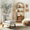 72" Holladay Curved Wooden Bookcase - Threshold™ Designed With Studio McGee -Baxton Studio Store GUEST 36cf8426 d595 4723 a170 a967bfc097f3