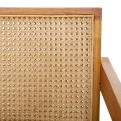 30" X 20" Modern Teak Wood Accent Chair - Olivia & May -Baxton Studio Store GUEST 383fc181 d169 4c86 8906 9d01d7106809